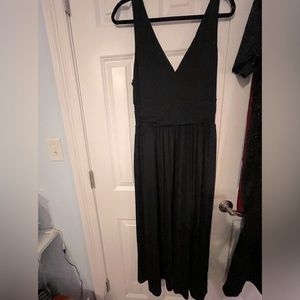 Boden sleeveless vneck maxi empire waist dress with pockets